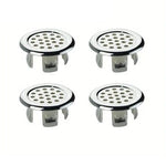 Load image into Gallery viewer, 4 Piece Sink Overflow Ring Bathroom Accessory Set 22mm