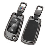 Load image into Gallery viewer, Zinc Alloy and Leather TPU Car Key Cover for Audi Key