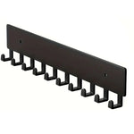 Load image into Gallery viewer, 10-Hook Wall Mounted Key & Coat Holder - Heavy-Duty Metal Organizer Rack
