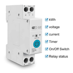 Load image into Gallery viewer, Tuya Smart WiFi Geyser Timer Switch (1–63A) – App & Voice Control, Energy Monitoring, Overload Protection