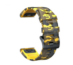 Load image into Gallery viewer, Camo Quick Release Silicone Strap For Garmin Fenix 7X/6X/5X/5X Plus/3
