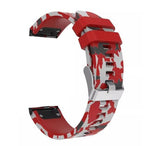 Load image into Gallery viewer, SSA Watch Strap for Garmin Fenix 5 plus Forerunner 935 - Red Camo
