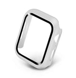 Load image into Gallery viewer, Screen Protector and Bumper Cover for Apple Watch Series 7 41 mm-White
