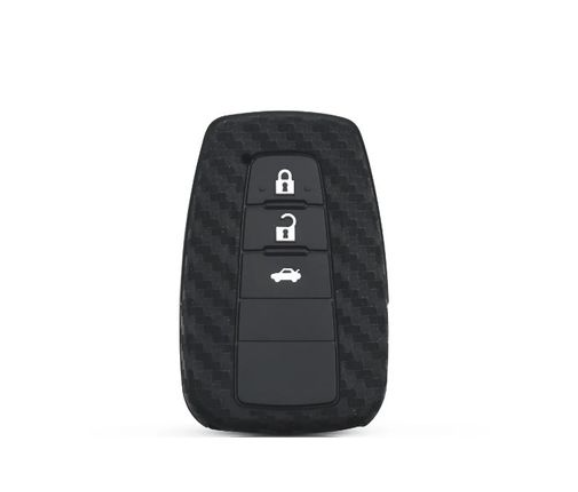 SSA Silicone Key Cover Fob Case Compatible With Toyota 4 Button Keyless