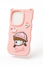 Load image into Gallery viewer, Cute 3D Cartoon Silicone Phone Case Cover Compatible with Honor X7C
