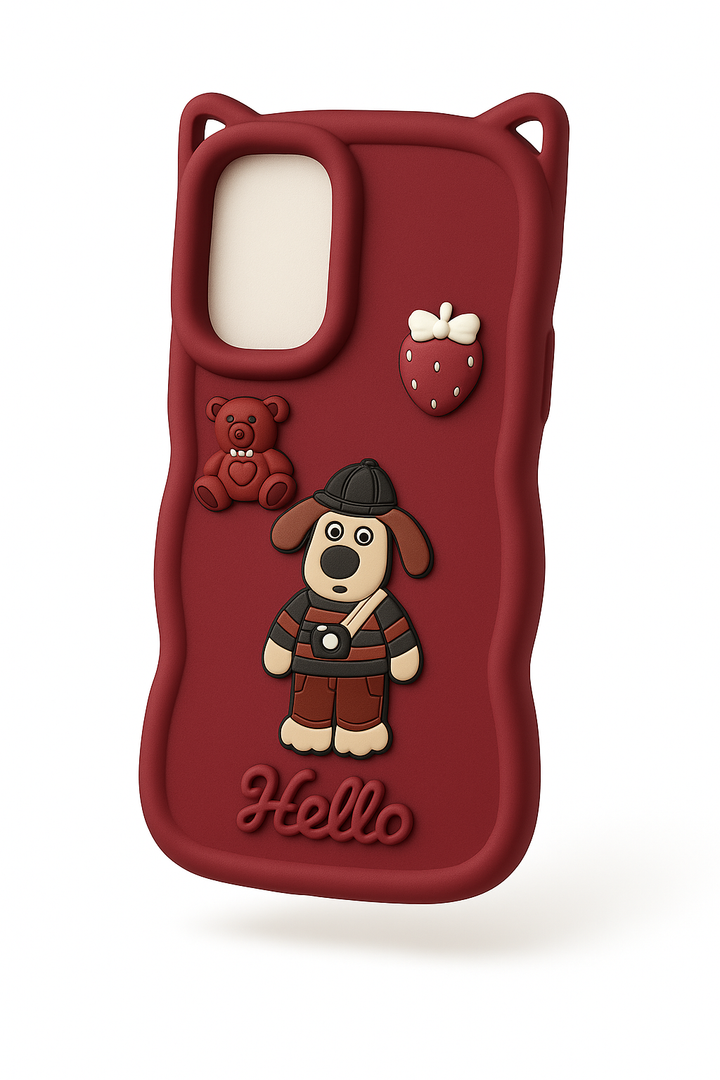 Cute 3D Cartoon Silicone Phone Case Cover Compatible with Samsung A06