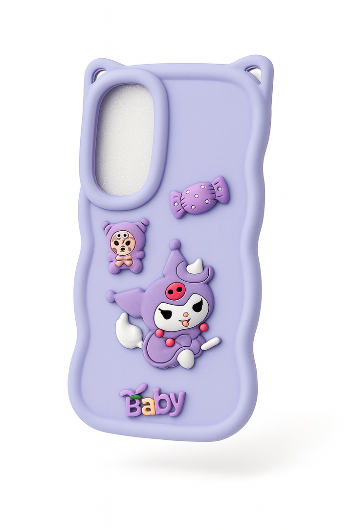 Cute 3D Cartoon Silicone Phone Case Cover Compatible with Samsung A06