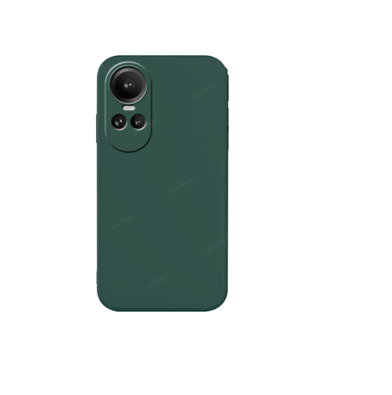 Silicone Protective case for Oppo Reno 10 - Dark Green