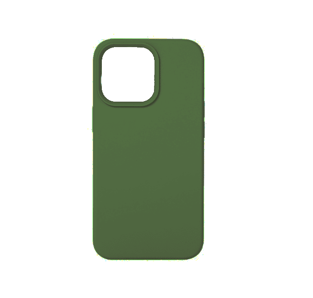 Silicone Back Cover for iPhone 14 Pro - Dark Green