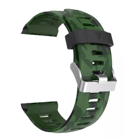 SSA Replacement Strap Garmin Fenix 3/Fenix 3 HR/Fenix 5X/5X Plus - Green Camo