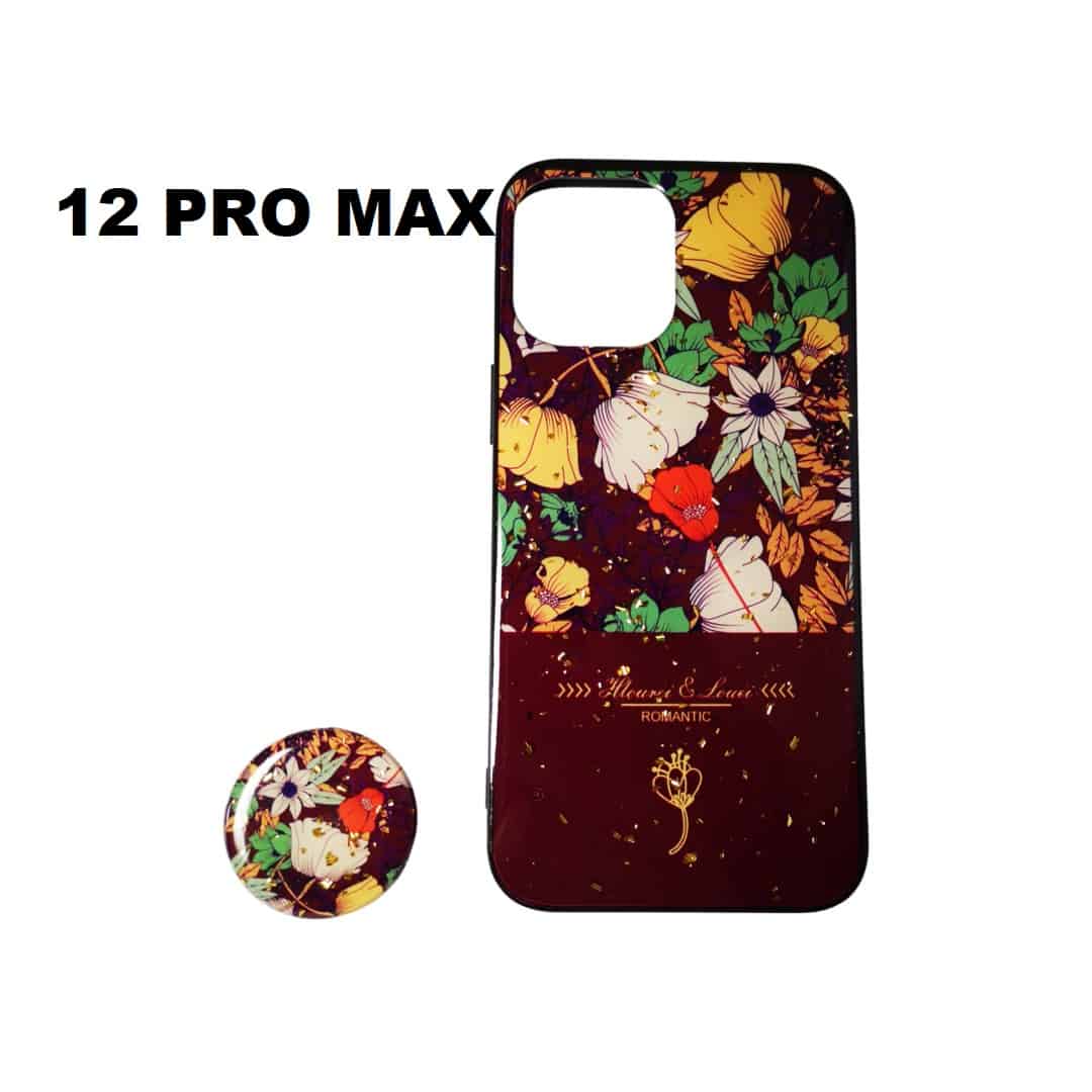 iPhone 12 Pro Max Floral case with Pop/S grip