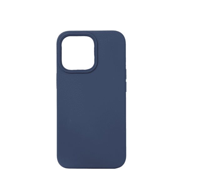 Silicone Back Cover for iPhone 14 - Navy Blue