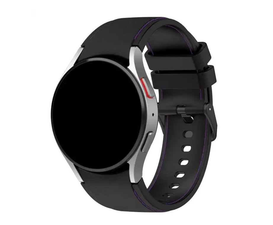 Silicone Sport Watch Strap: Samsung Watch 4/5/6/ 7 40mm 44mm 42MM 46MM