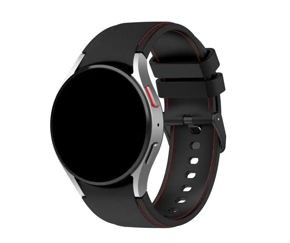 Silicone Sport Watch Strap: Samsung Watch 4/5/6/ 7 40mm 44mm 42MM 46MM