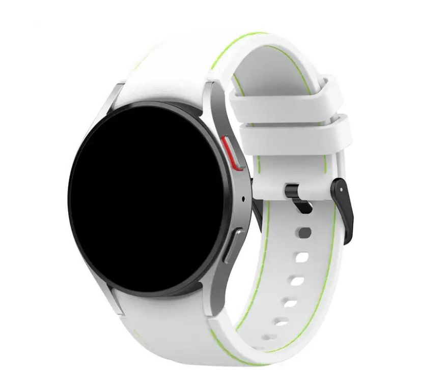 Silicone Sport Watch Strap: Samsung Watch 4/5/6/ 7 40mm 44mm 42MM 46MM