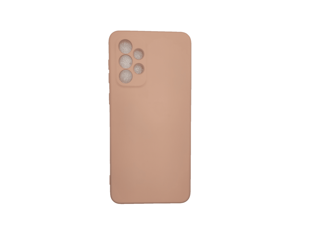 Silicone Back Cover for Samsung Galaxy A73 5G - Light Pink