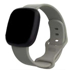 Load image into Gallery viewer, Rubber Silicone Wrist Strap Band For Fitbit versa 3 &amp; Sense Smart Watch - Grey
