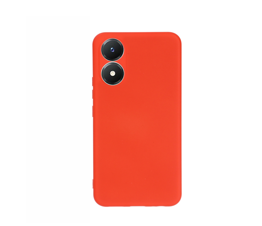 SSA Silicone Back Cover For Vivo YO2S - Red