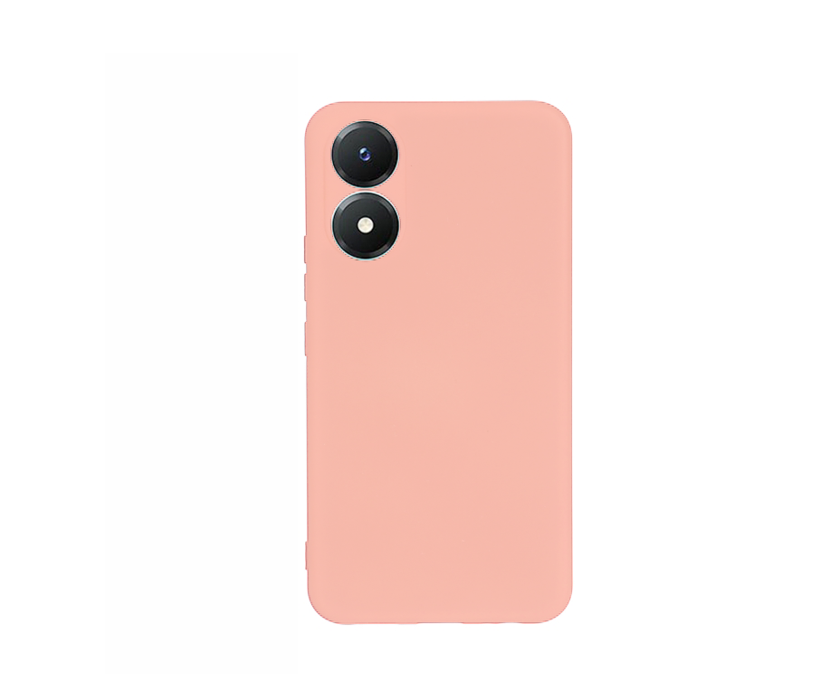 SSA Silicone Back Cover For Vivo YO2S - Light pink