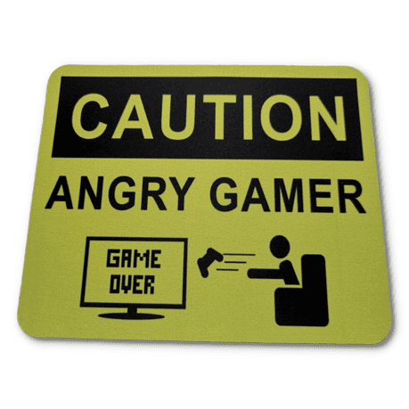 Angry Gamer Mouse Pad