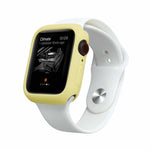 Load image into Gallery viewer, TPU Protective Bumper Case for Apple Watch Series 6 44mm - Light Yellow
