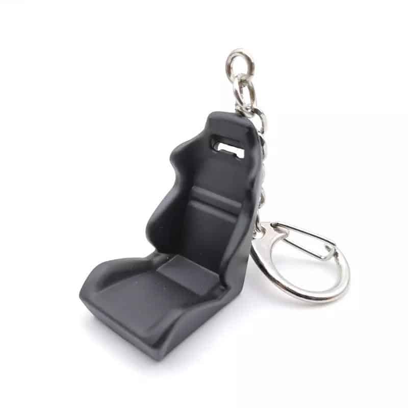 SSA Racing Seat Metal Key Chain - Black