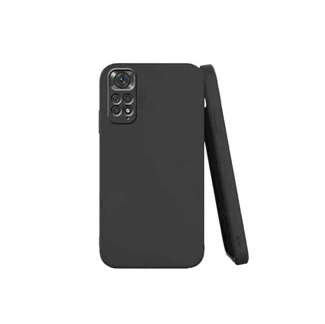 Silicone Back Cover for Xiaomi Redmi Note 11 Pro - Black