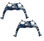 Load image into Gallery viewer, DIY Decorative Strip Cover for PS5 Dualsense Controller (Set Of 2) Camo - Blue
