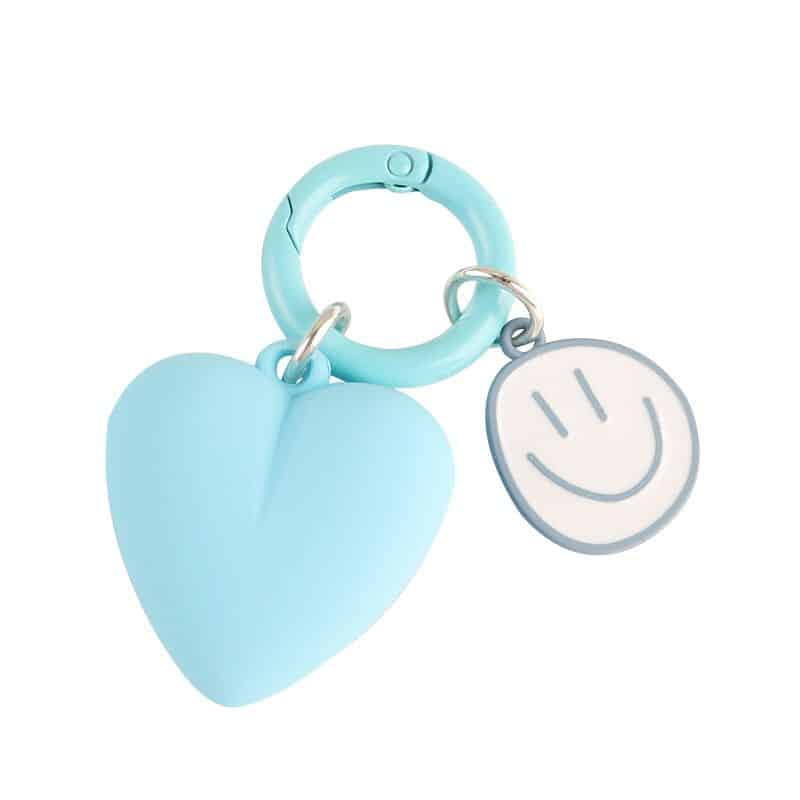 Rubber Heart Key Chain