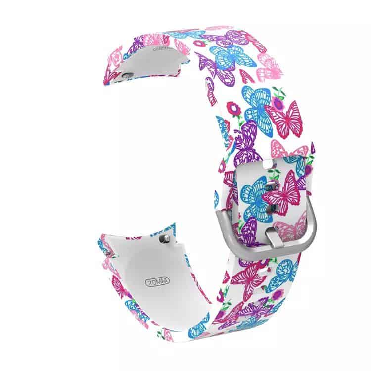 Silicone Strap for Samsung Galaxy Watch 4 and 5- Butterfly