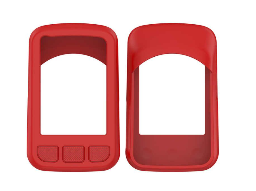 SSA Silicone Protective Case for Wahoo ELEMNT Bolt V2 GPS Computer - Red