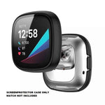 Load image into Gallery viewer, Protective Case &amp; Screen Protector - Fitbit Versa 3 / Sense - Black
