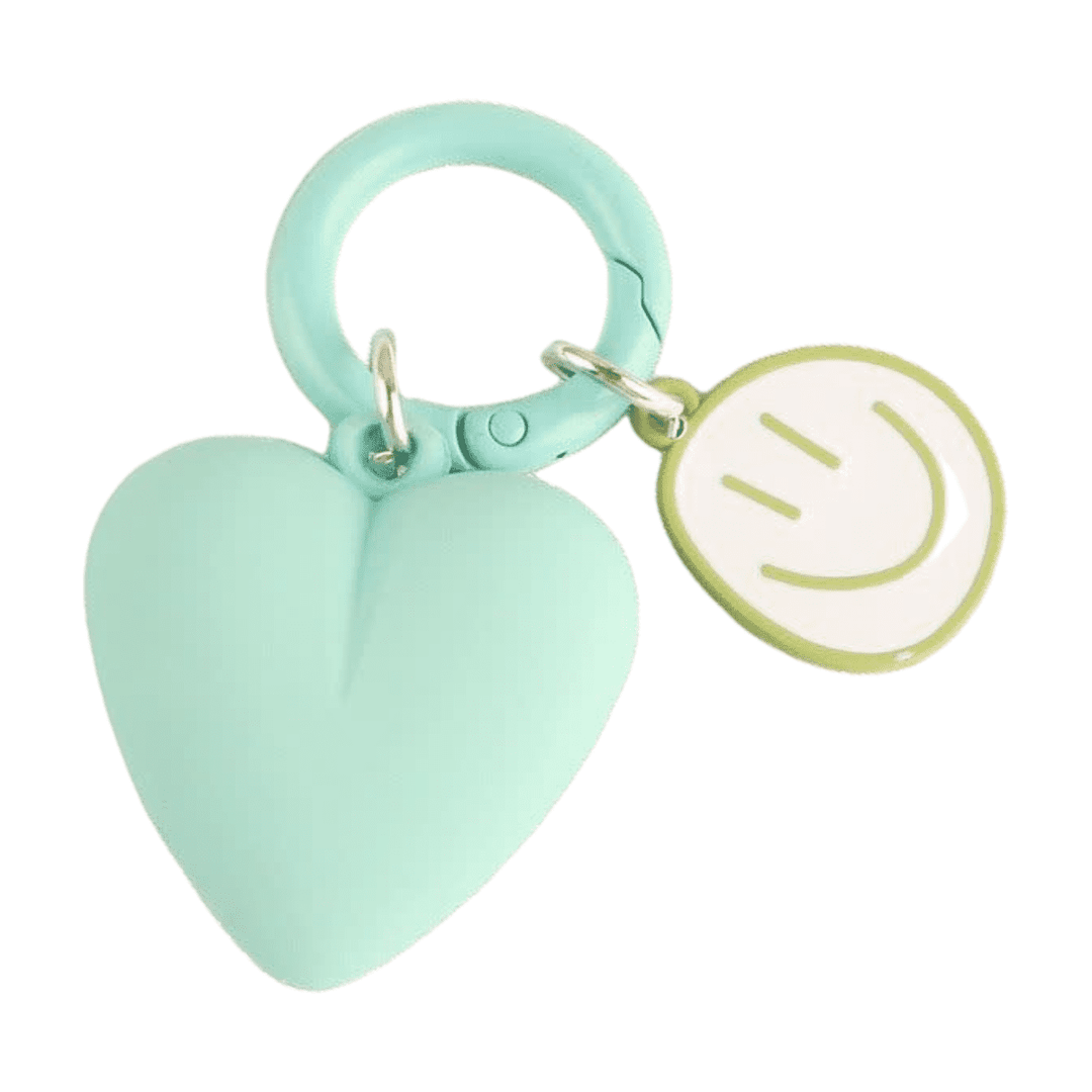 Rubber Heart Key Chain