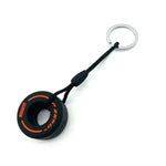 Load image into Gallery viewer, Formula 1 Inspired PVC Soft Rubber Tire Keychain
