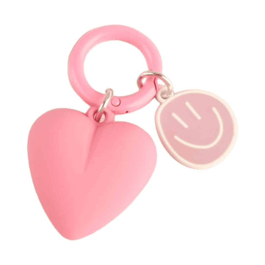 Rubber Heart Key Chain