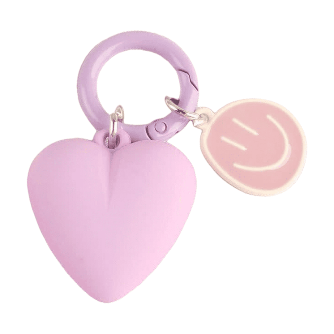 Rubber Heart Key Chain