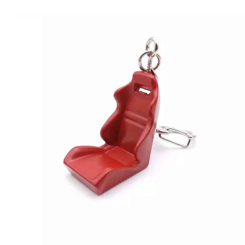 SSA Racing Seat Metal Key Chain - Red