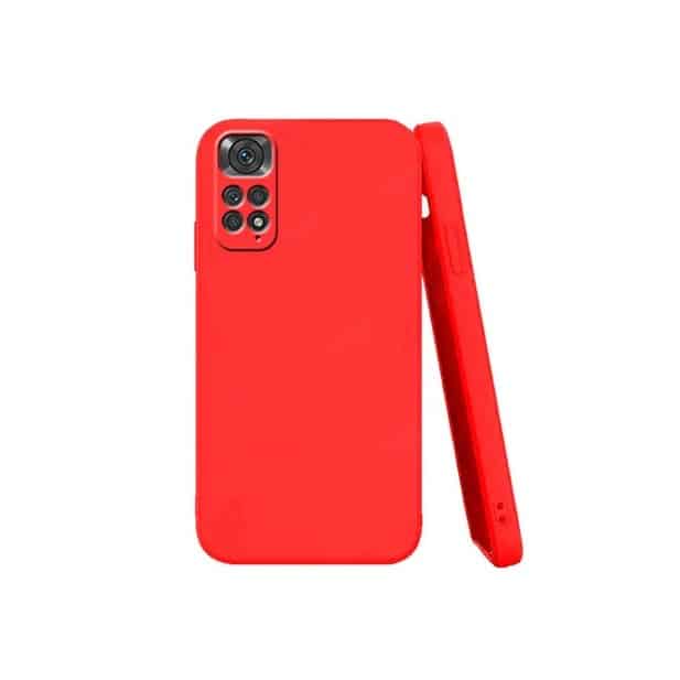 Silicone Back Cover for Xiaomi Redmi Note 11 Pro - Red