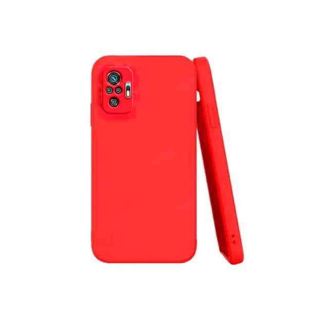 Silicone Back Cover for Xiaomi Redmi Note 10 Pro - Red