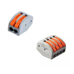 Load image into Gallery viewer, 10pc Grey Compact Quick Lever Spring Electrical connector. 2 and 4Pin

