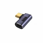 Load image into Gallery viewer, 40Gbps USB 4.0 Type C OTG Adapter 5A 100W Female to Male 90 Degree