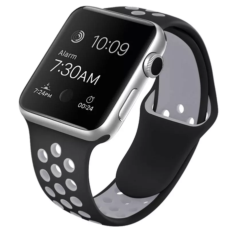 Dual Color Silicone band For Apple Watch Strap 38/40MM Smartwatch