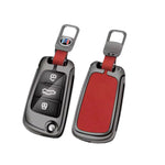 Load image into Gallery viewer, Zinc Alloy and Leather TPU Car Key Cover for Audi Key
