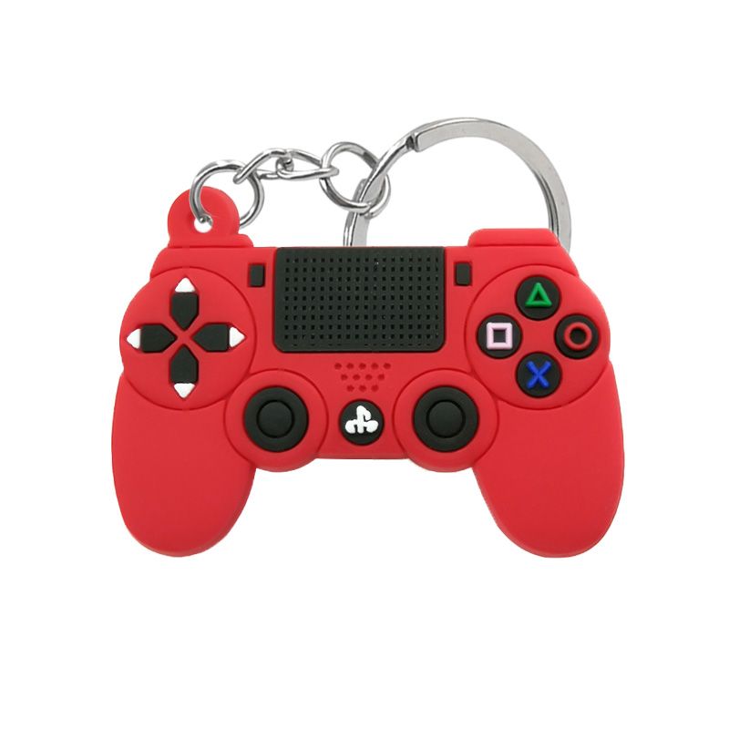 Gamer PS4 Controller Style Silicone Key Chain