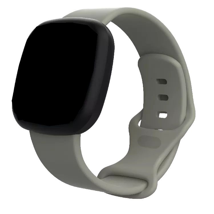 Rubber Silicone Wrist Strap Band For Fitbit versa 3 & Sense Smart Watch