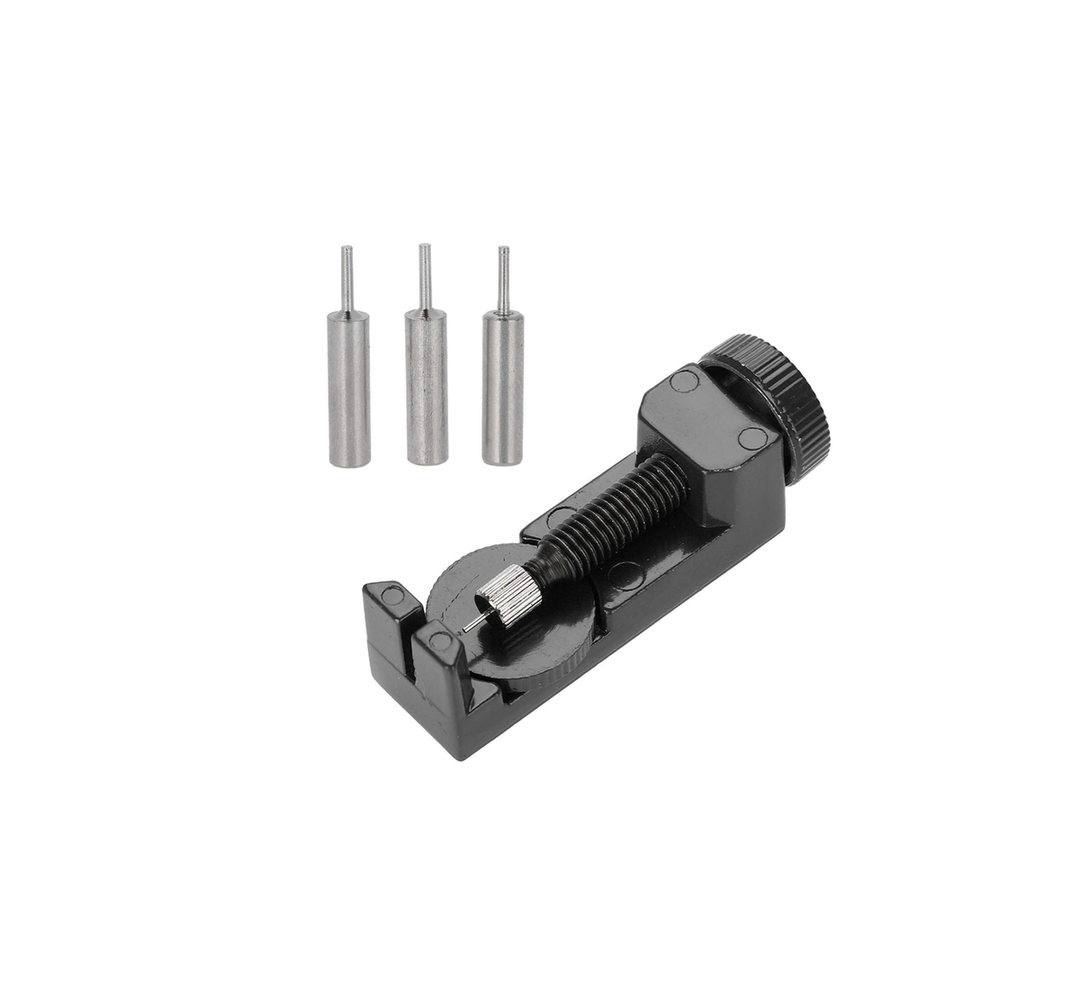 Stainless Steel Watch Repair Kit - Portable Band Adjuster with Extra Pins