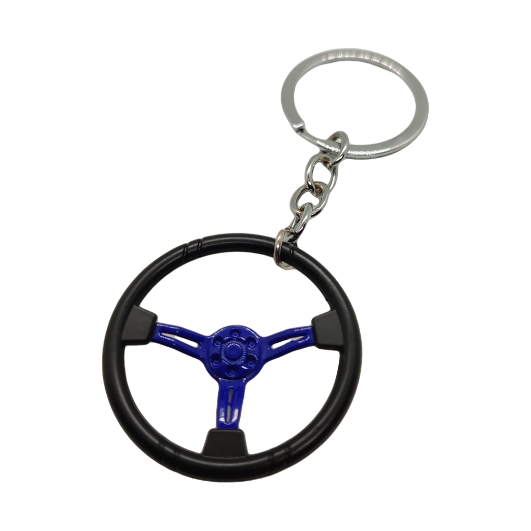 Sport Steering Wheel Automotive Key Chain