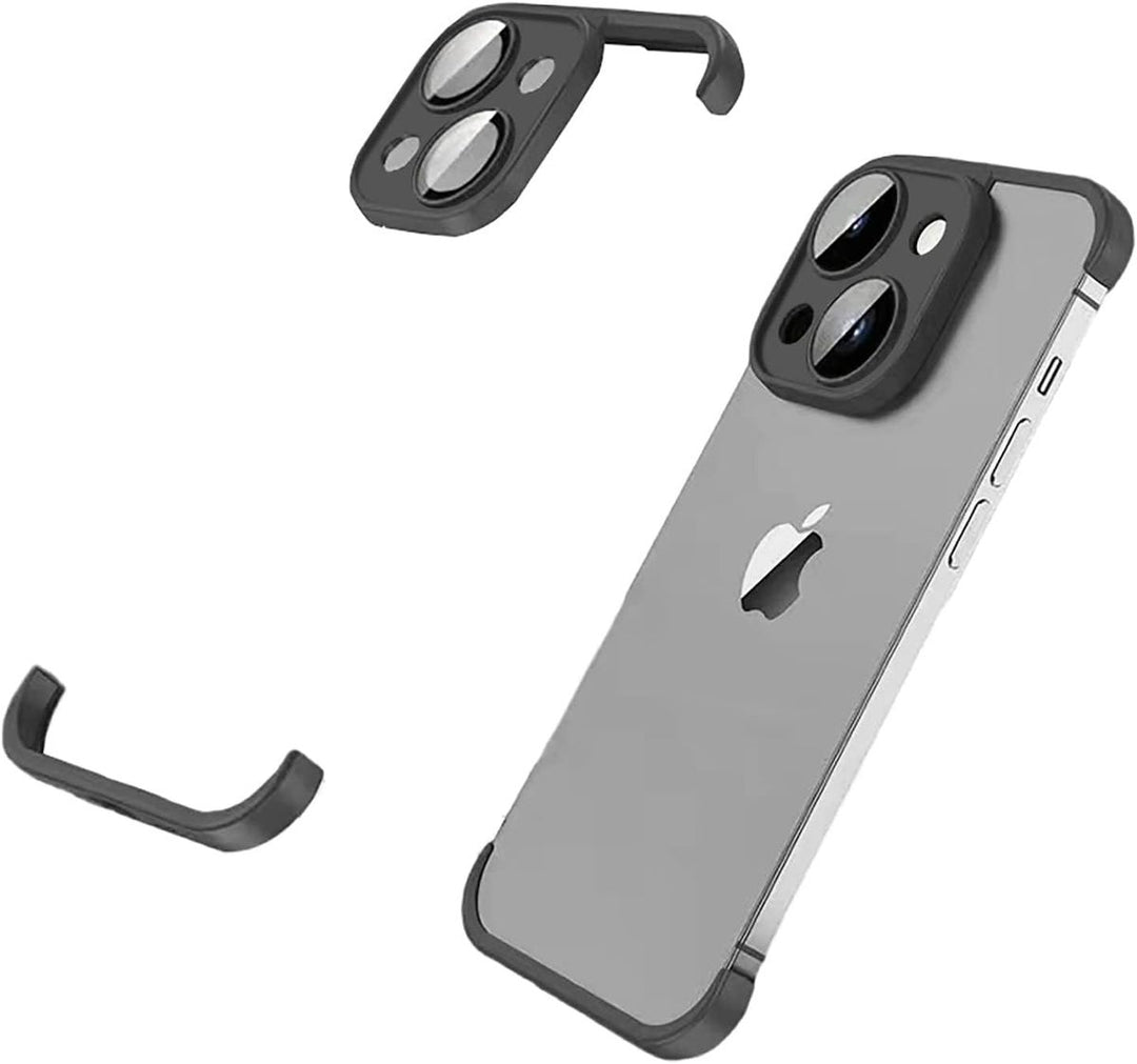 Frameless Fit Case with Camera Lens Protector For iPhone 14 Pro Max