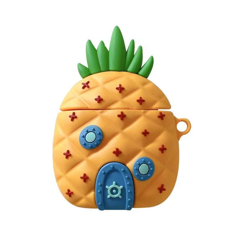 Inspired by Pinapple under the sea Protective Case Compatible with Earpods 1/2