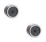 Load image into Gallery viewer, Set of 2 Silver Plastic Wall Mount Towel and Dish Cloth Holder
